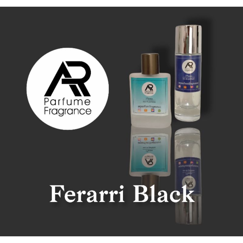 ARparfumfragrance FERARI BLACK Parfum Pria Tahan Lama - 99% Aroma Original,Lembut dan Tahan lama