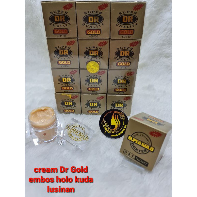 CREAM DR GOLD HOLO KUDA POT BESAR EMBOS 𝗟𝗨𝗦𝗜𝗡𝗔𝗡