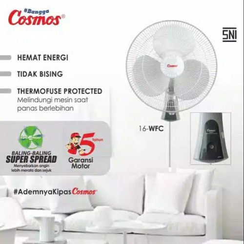 Cosmos Kipas Angin Wall Fan 16-WFC garansi resmi