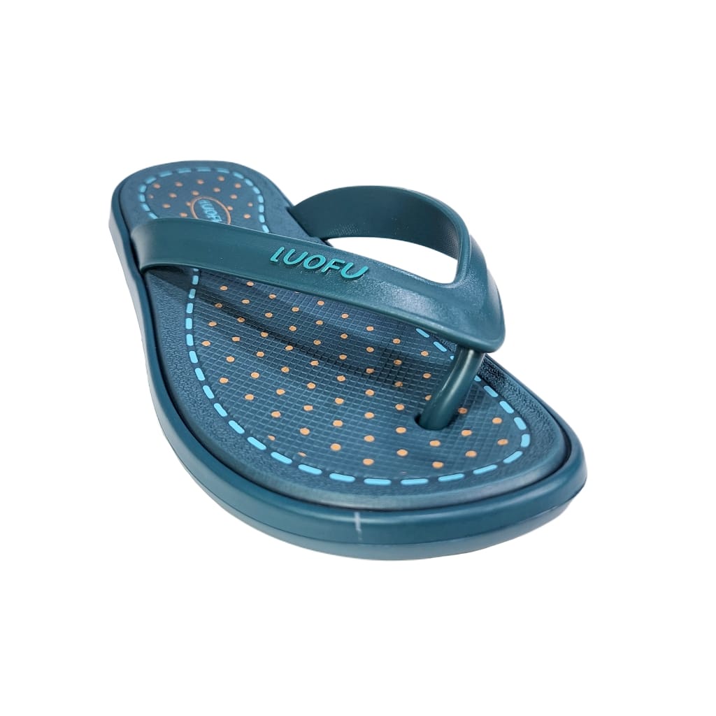 jelly sandal karet jepit wanita murah import luofu sendal cewek E6193E45