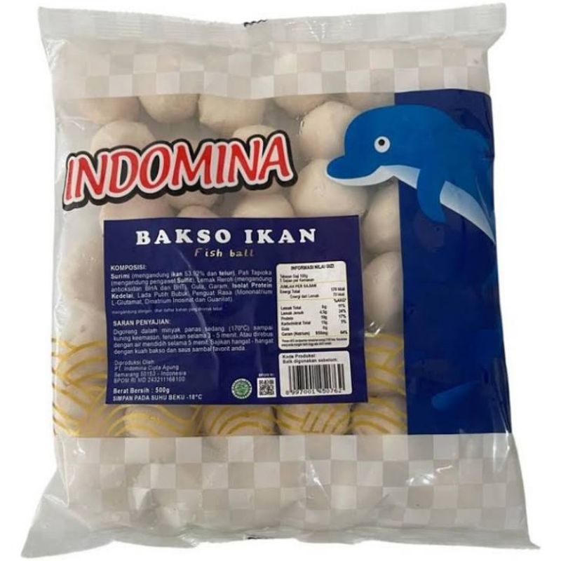 Jual Bakso Ikan Indomina 500g Shopee Indonesia