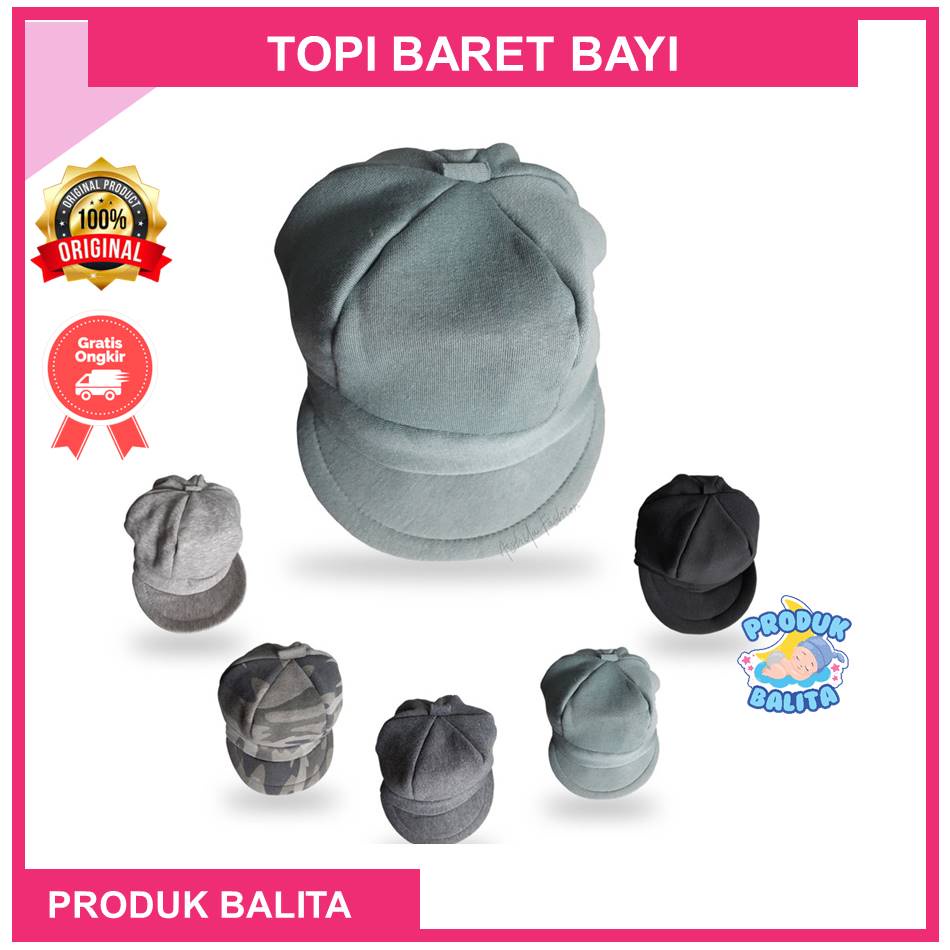 Topi Baret Anak Topi Apolo Anak Bayi Laki-Laki Perempuan Murah