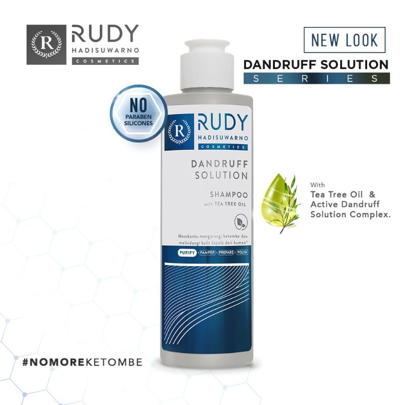 Rudy Hadisuwarno Dandruff Solution Shampoo With Tea Tree Oil 200ml