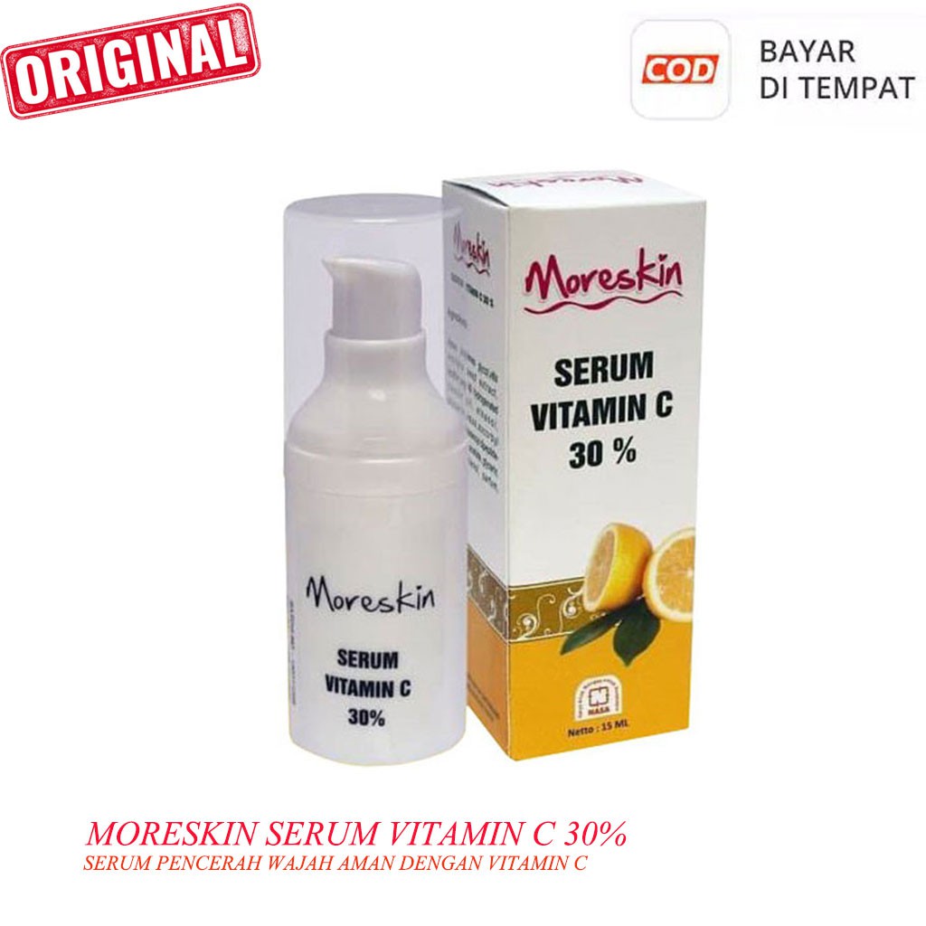 Moreskin Serum Vitamin C 30 Nasa Mencerahkan Melembaban Kulit Muka Indonesia