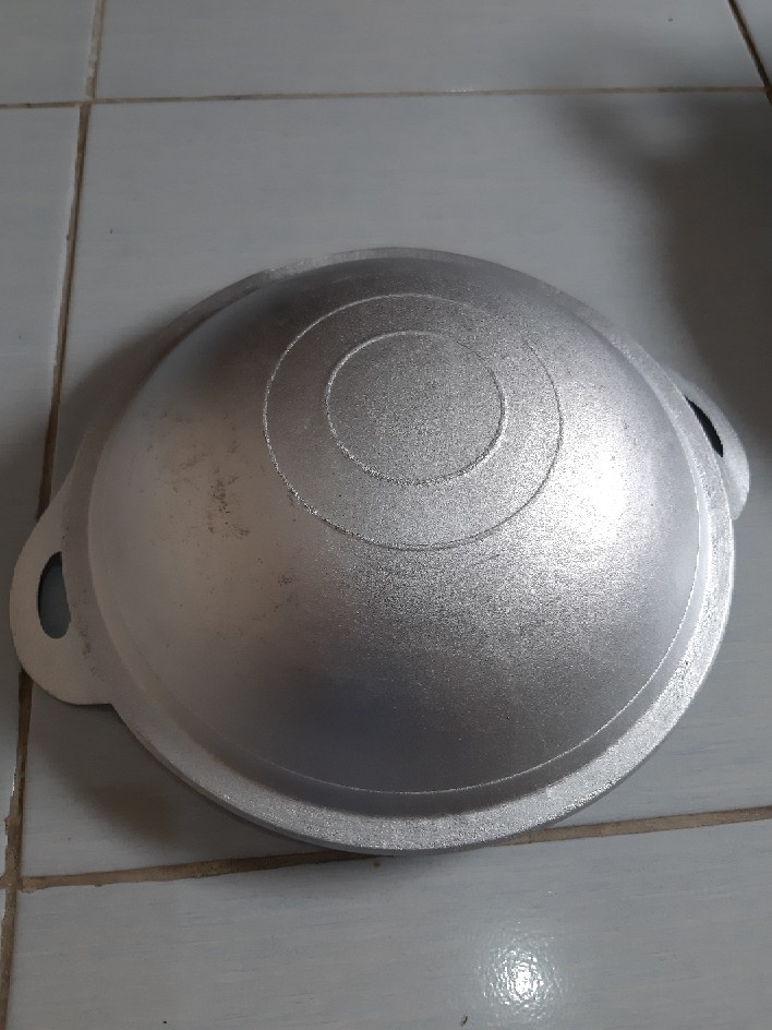 Kuali Wajan Penggorengan Aluminium Super Cap Tiga Aaa 11 Inch 25 Cm