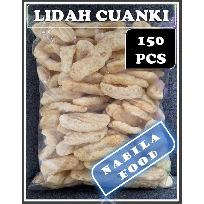 

150 PCS 1 Bal Cuanki Lidah Cuanki Batagor Lidah Khas Garut Pelengkap Baso Aci, Seblak, Mie Instan