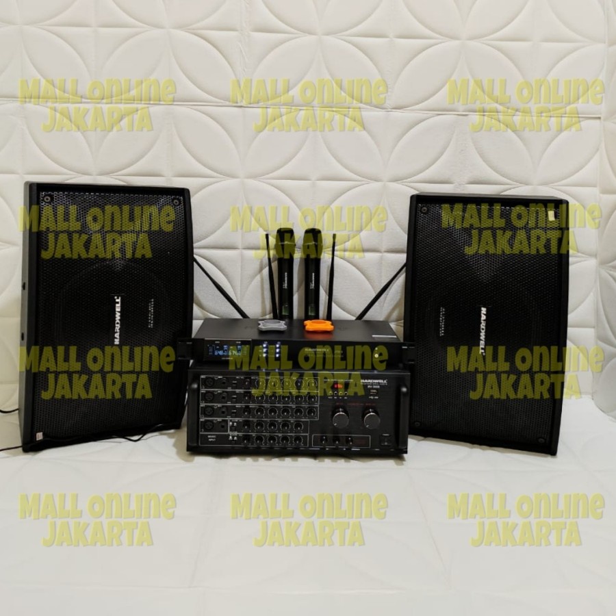 Paket Speaker Hardwell 10 inch karaoke sound system fullset original