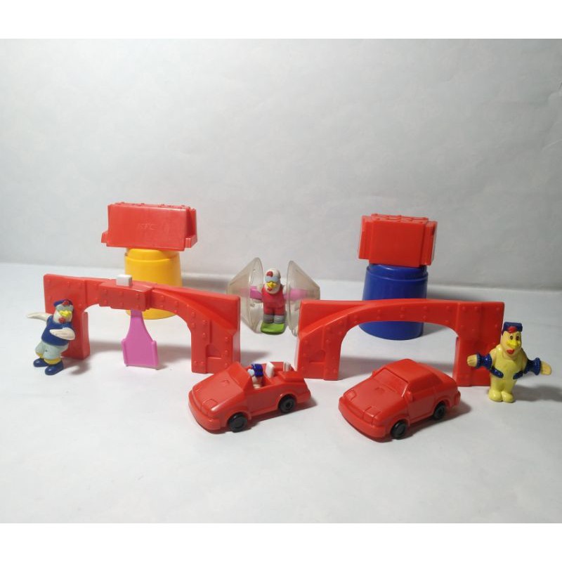 Diorama Puzzle Maskot Chicky KFC Mascot Chaki Kids Mobil Blocks Bricks Car Toys IQ Building Smart