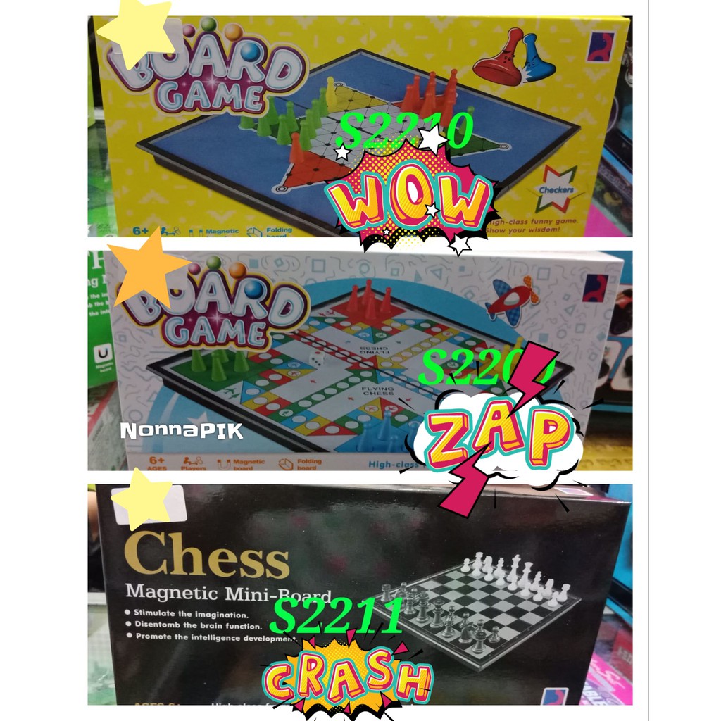 Board Game Catur - Flying Chess - Halma