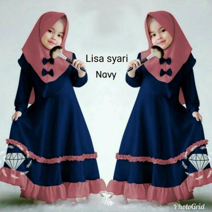 Dress Anak Perempuan - LISA SYAR'I KIDS