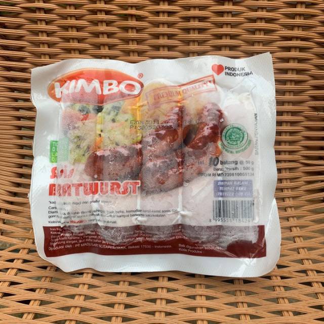 

Kimbo sosis bratwurst 500 gr
