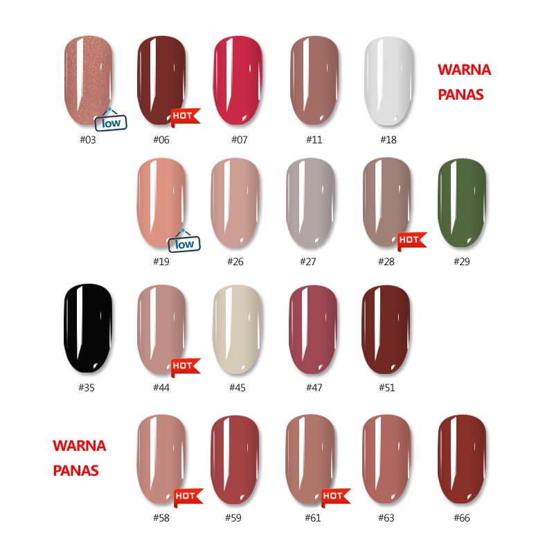 (COD) ALNECE KUTEK PEEL OFF Muslimah HALAL Merah Maroon KUTEKS  Gel Nail polish Nude series