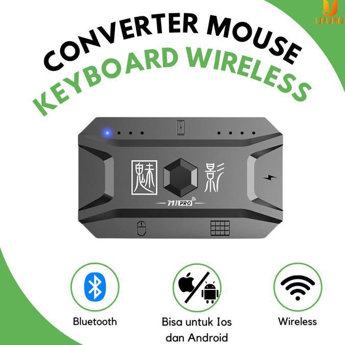 AKSESORIS KOMPUTER INDO CONVERTER MIPRO MOUSE KEYBOARD WIRELESS BLUETOOTH ANDROID HP TAB ORIGINAL