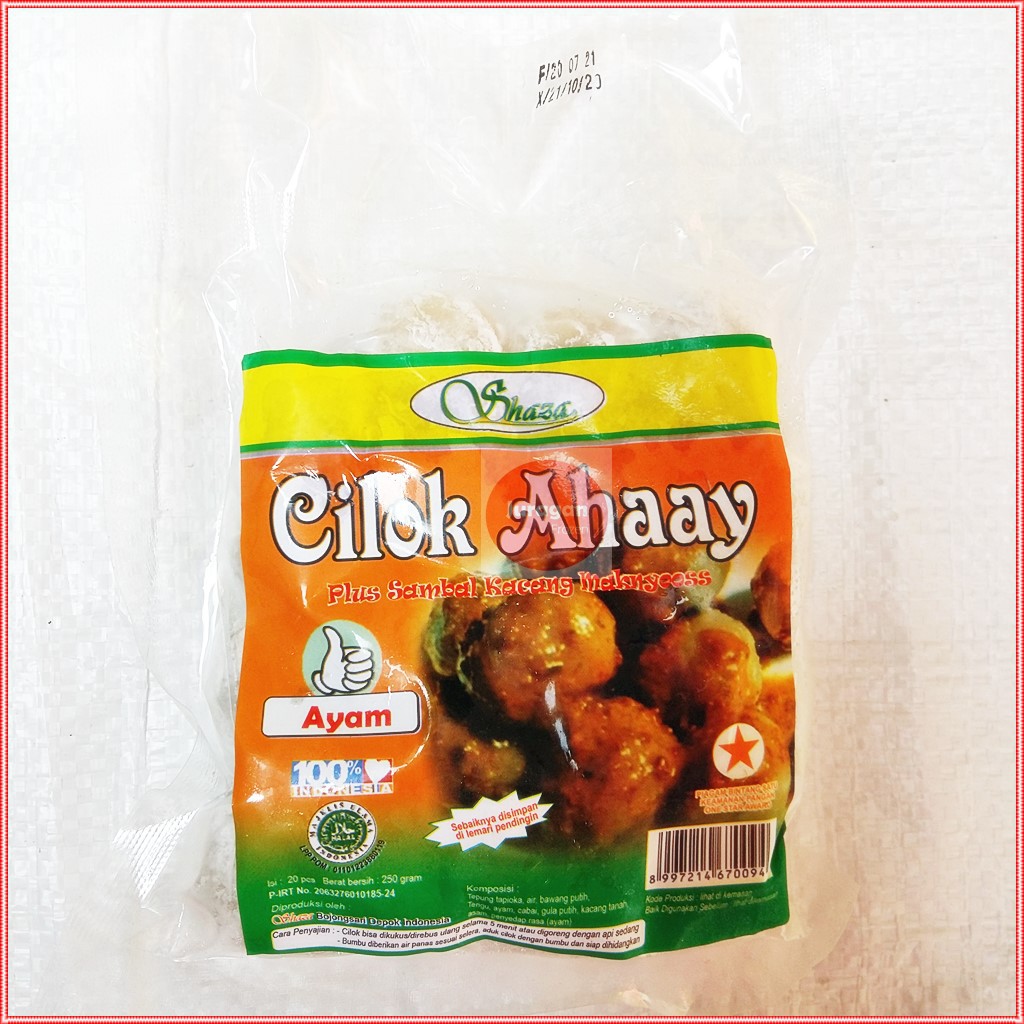 

CILOK SHAZA PLUS BUMBU KACANG SNACK MURAH FROZEN FOOD CILOK RASA AYAM