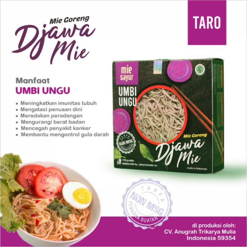 DJAWA MIE MOCAF RASA UMBI UNGU