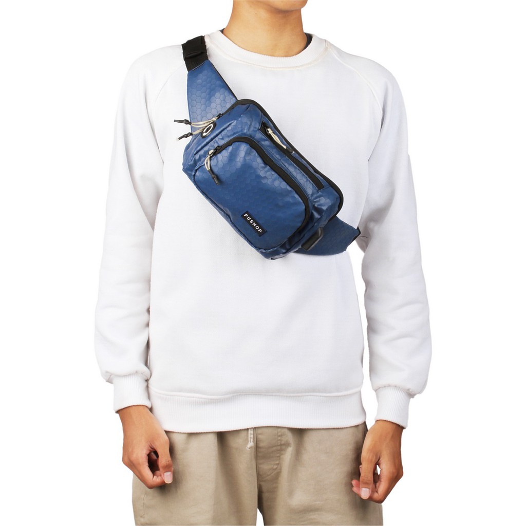 Waistbag Waterproof Usb PUSHOP AUTHENTIC Orion