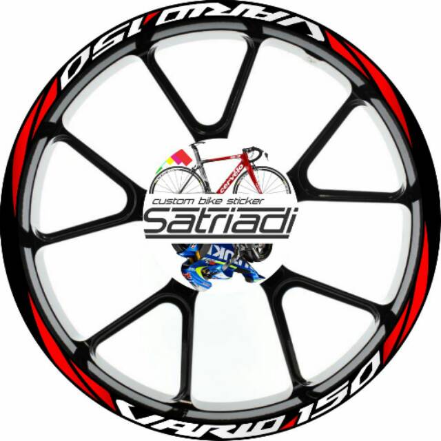 Stiker Velg Sticker Motor Vario 150 Shopee Indonesia