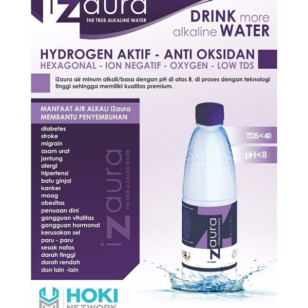 Izaura Alkaline Water - Air Minum Kesehatan 600ml Shopee Indonesia