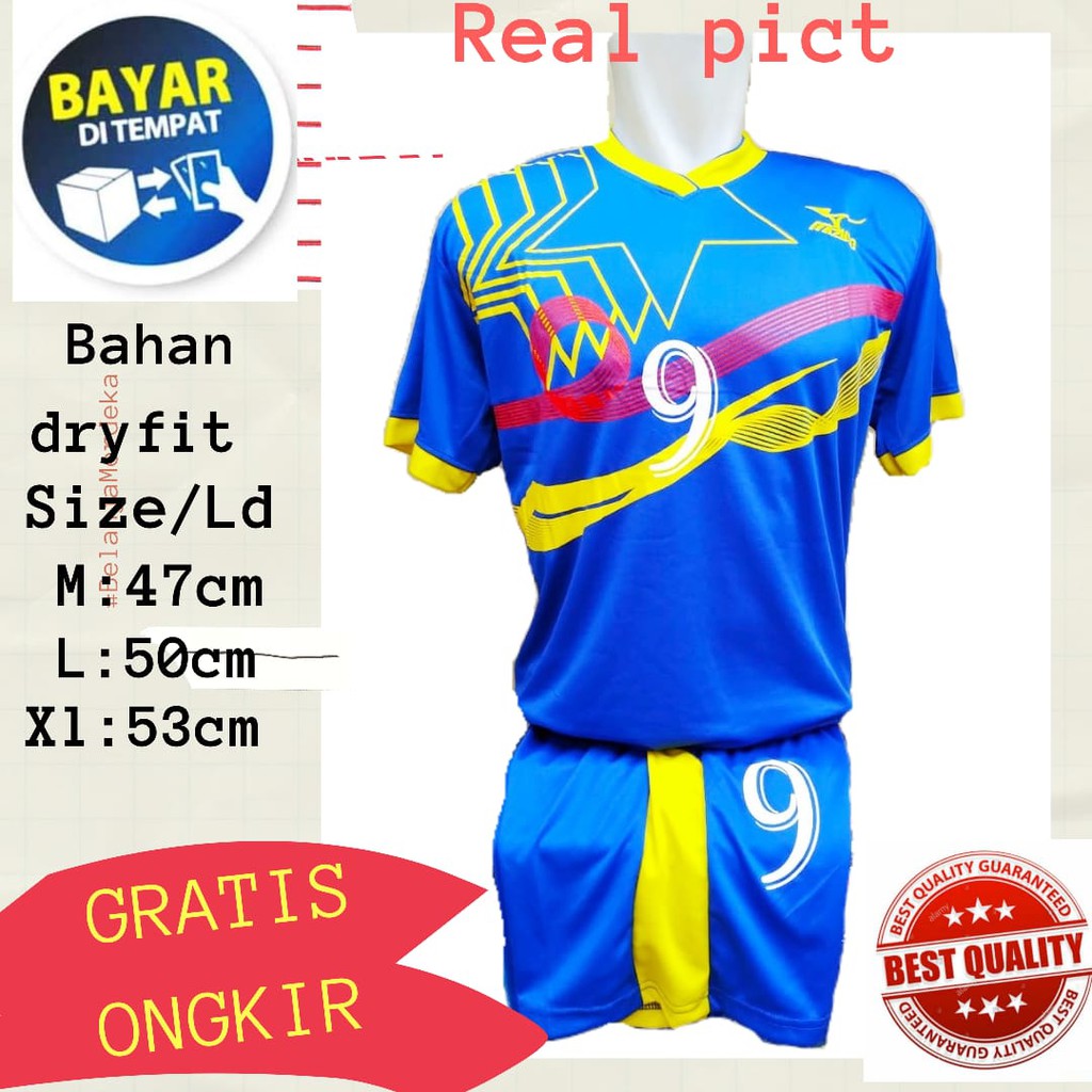 BAJU JERSEY SET BOLA / FUTSAL LENGAN PENDEK