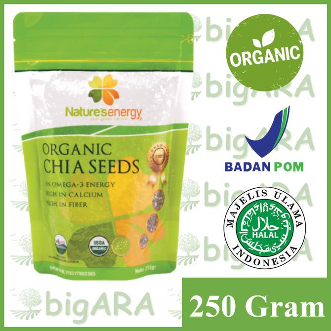 

Nature's Energy Chia Seeds 250gr Nature Natures Chia Seed 250g 250 TERLARIS TERPERCAYA ORIGINAL