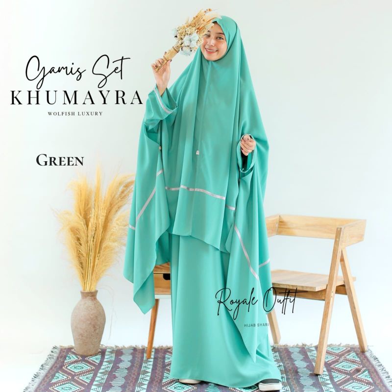 Khumayra syari|gamis cadar|gamis sunnah|gamis niqob|gamis syari|ori royale