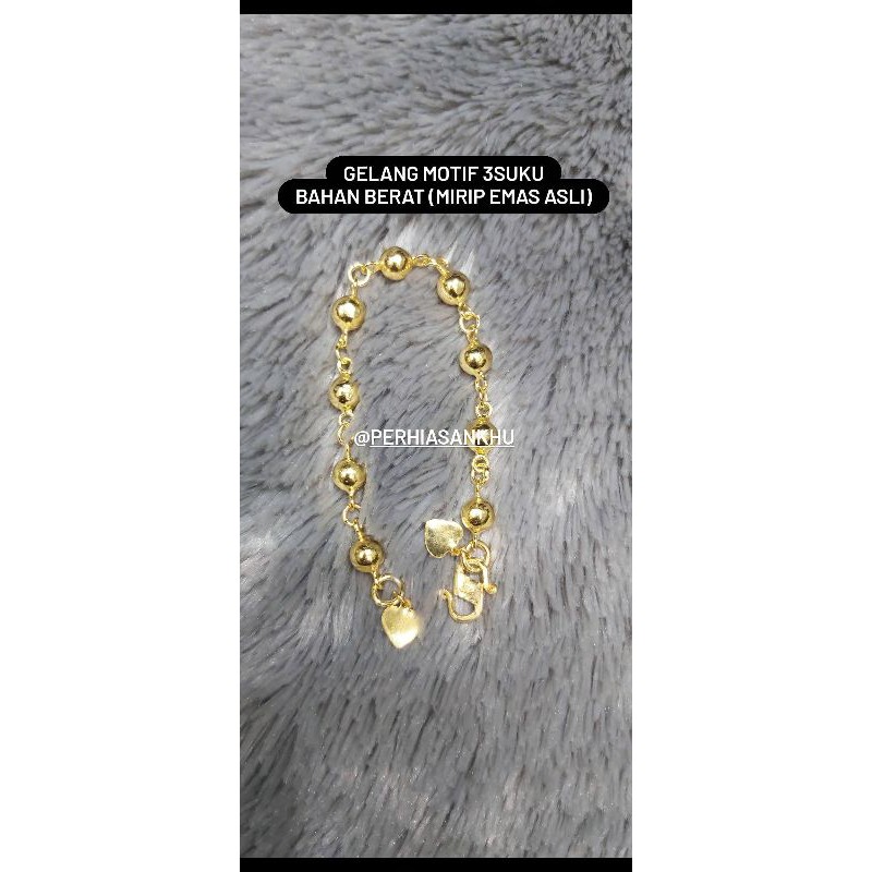 gelang repl emas 24k | emas imitasi | emas sepuhan | gelang emas 2suku | gelang motif biji cabe