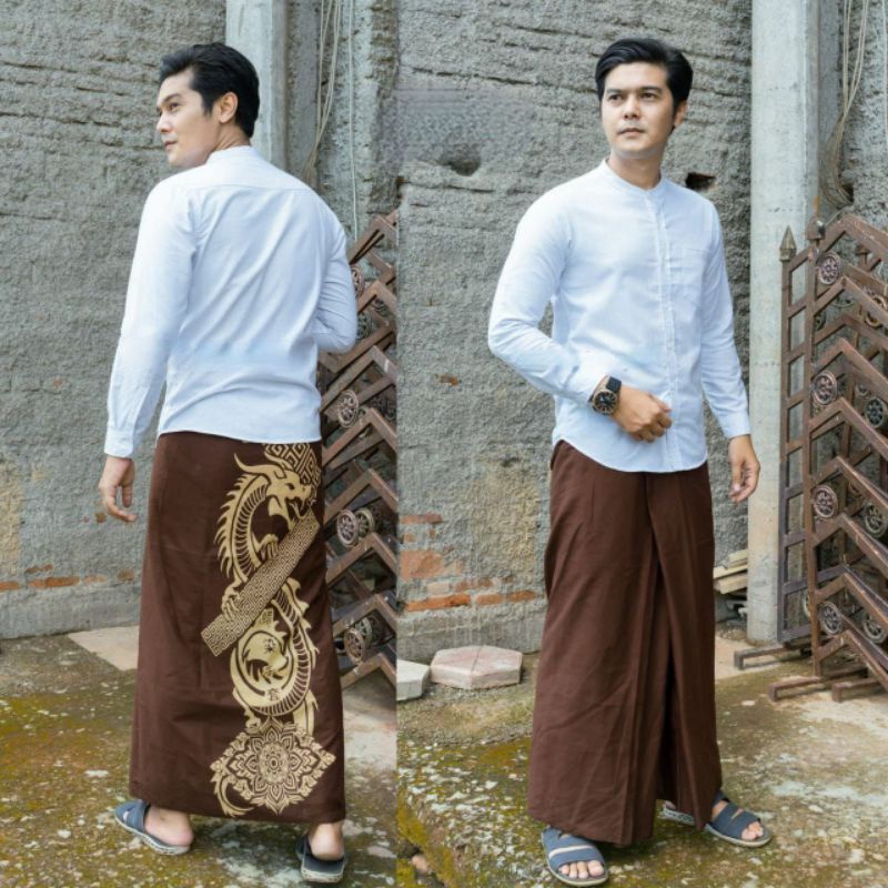 sarung batik naga merah