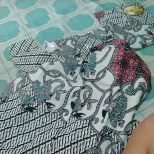 Batik Couple  Keluarga Ayah Ibu Dan Anak Murah Berkualitas Istimewa Motif Morena