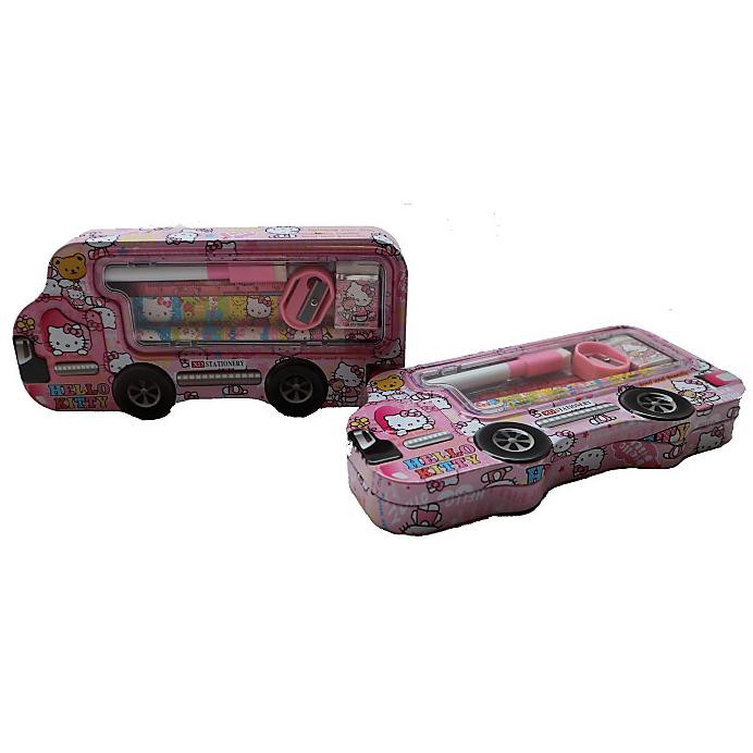 

kotak pensil anak sekolah - tempat pinsil set karakter hello kitty sry77