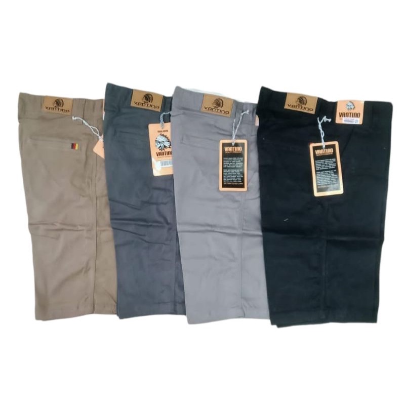 Celana Pendek Chino Polos /celana Katun pendek