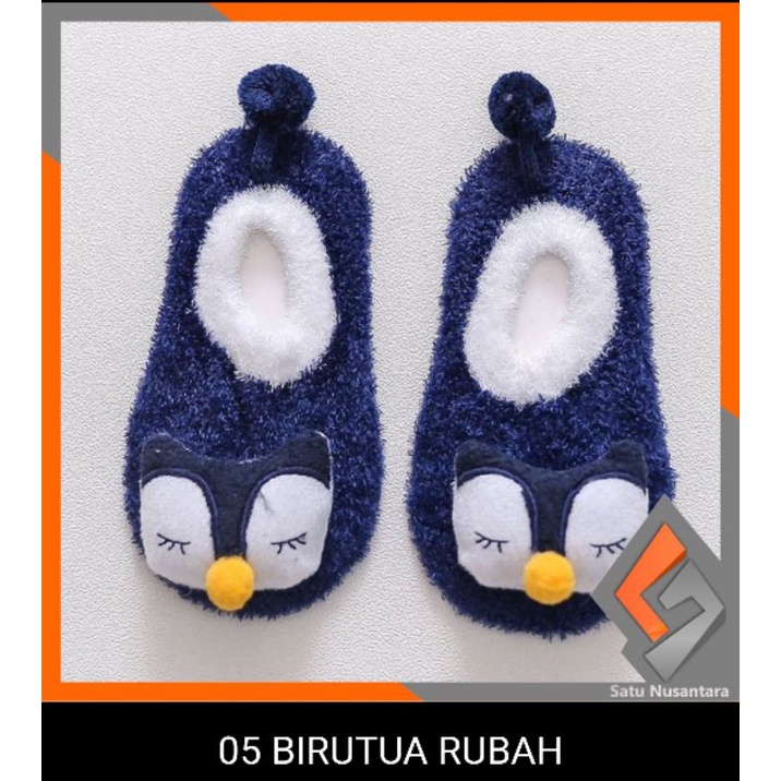 sepatu kaos kaki bulu ll sepatu plaiwalker kaos kaki korea anak bayi motif binatang lucu