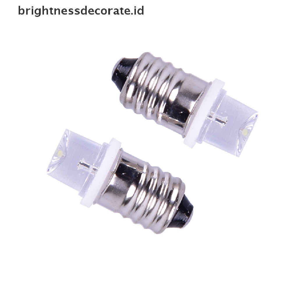 5 Pcs / set Bohlam Lampu Indikator E10 Led DC 3V 4.5V Untuk Instrumen
