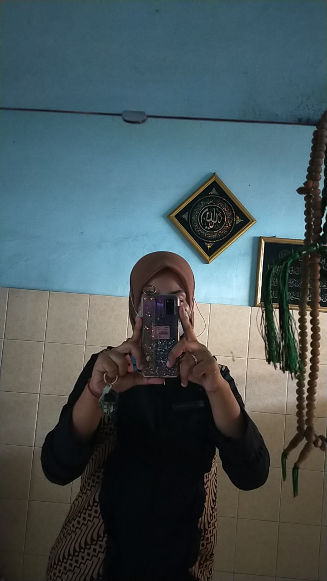 Atasan Batik Wanita Illona Black Busui 9173