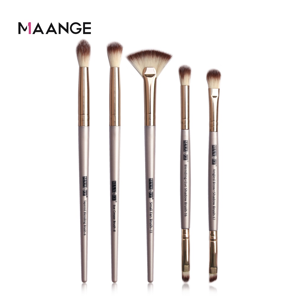 MAANGE Kuas Make Up Set Brush Eyeshadow Spons Kuas Alis Dan Bibir 5747