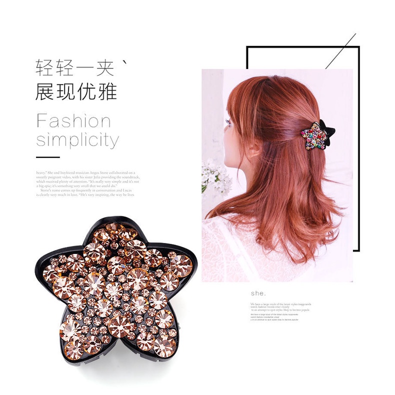 Jepit Rambut korea jedai 3D wanita premium full kristal motif terbaru original import JD28#