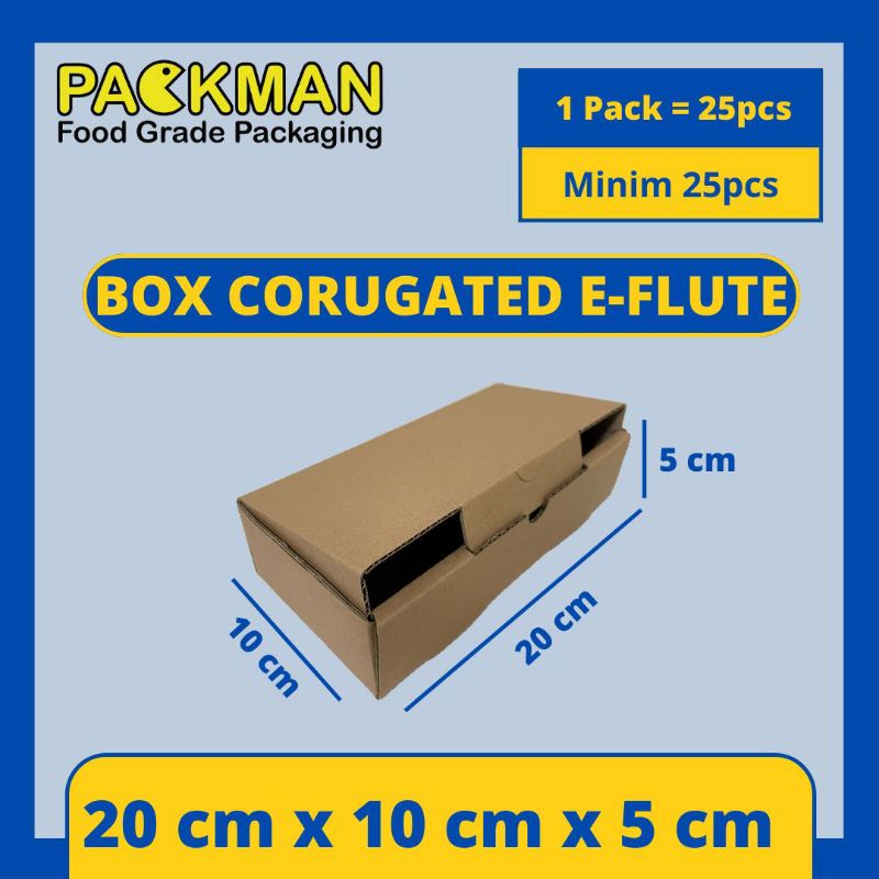 

KARDUS 20x10x5 cm / BOX KARTON CORUGATED DIECUT E-FLUTE / AKSESORIS ONLINE