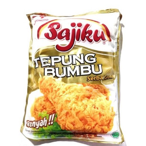 

Sajiku Tepung Bumbu Serbaguna- Tepung Golden Crispy-Tepung Bakwan