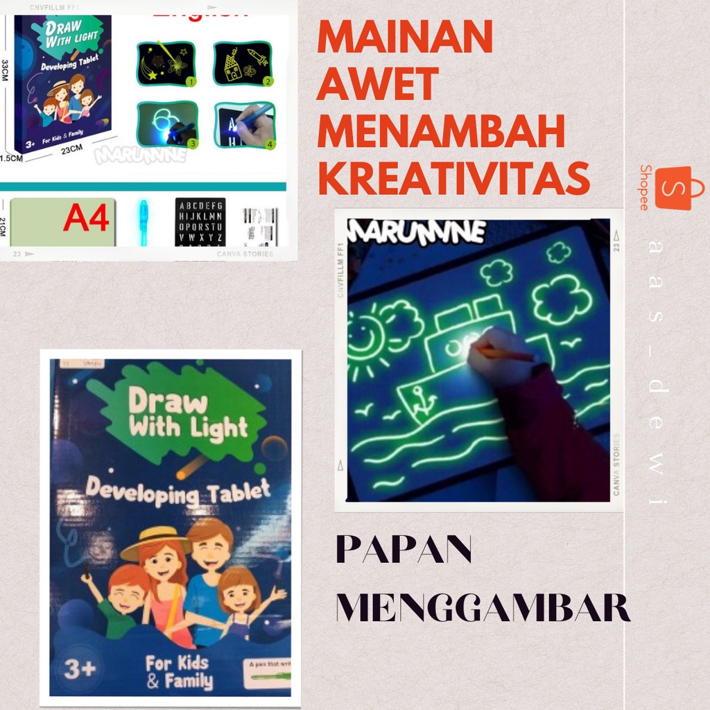 

MAINAN EDUKASI PAPAN MENGGAMBAR ANAK / PAPAN GAMBAR MAGIC / MAINAN MENGGAMBAR