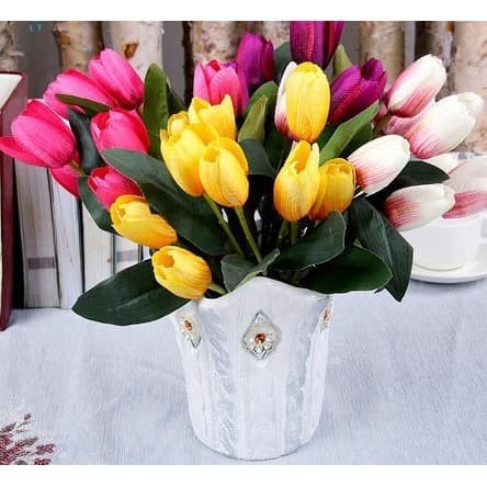 Artificial Flowers - Tulip (9heads)