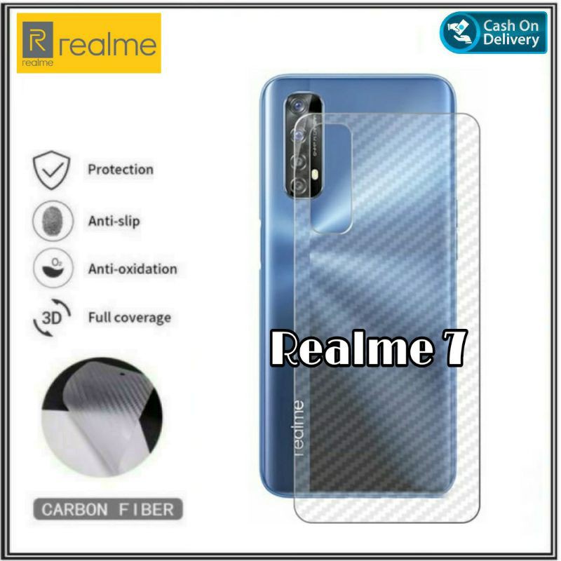 REALME 7 REALME 7 PRO REALME 7I REALME C17 SKIN KARBON GARSKIN CARBON STIKER HP