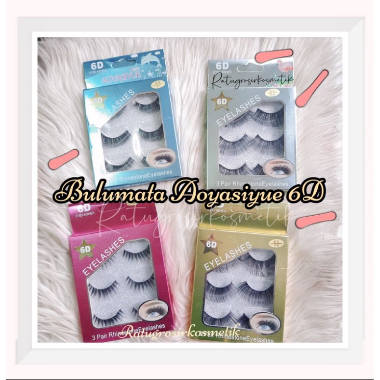 PROMO!!!BULU MATA AOYASIYUE 6D/8D NOTE BULU MATA PALSU EYELASH ISI 3