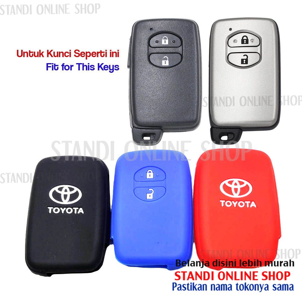 Kondom Kunci Silikon Remote Keyshirt Toyota Land Cruiser Prado