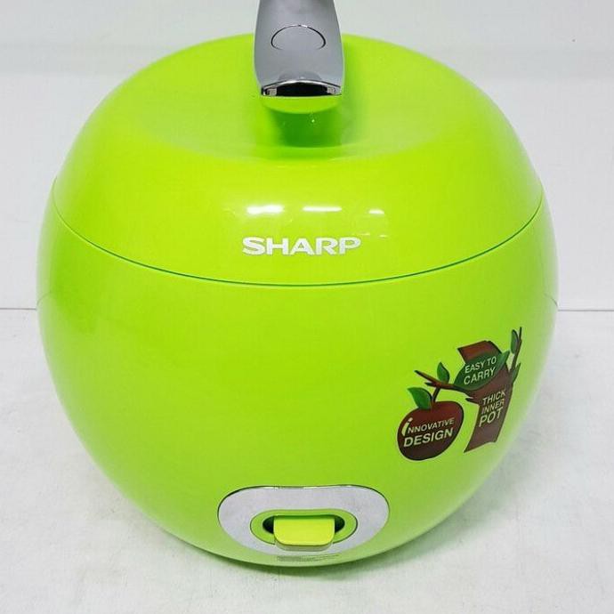 Rice Cooker | Magic Com Sharp Apple 0.8 Liter Hijau Ks-P8My Gr Muliamandiri