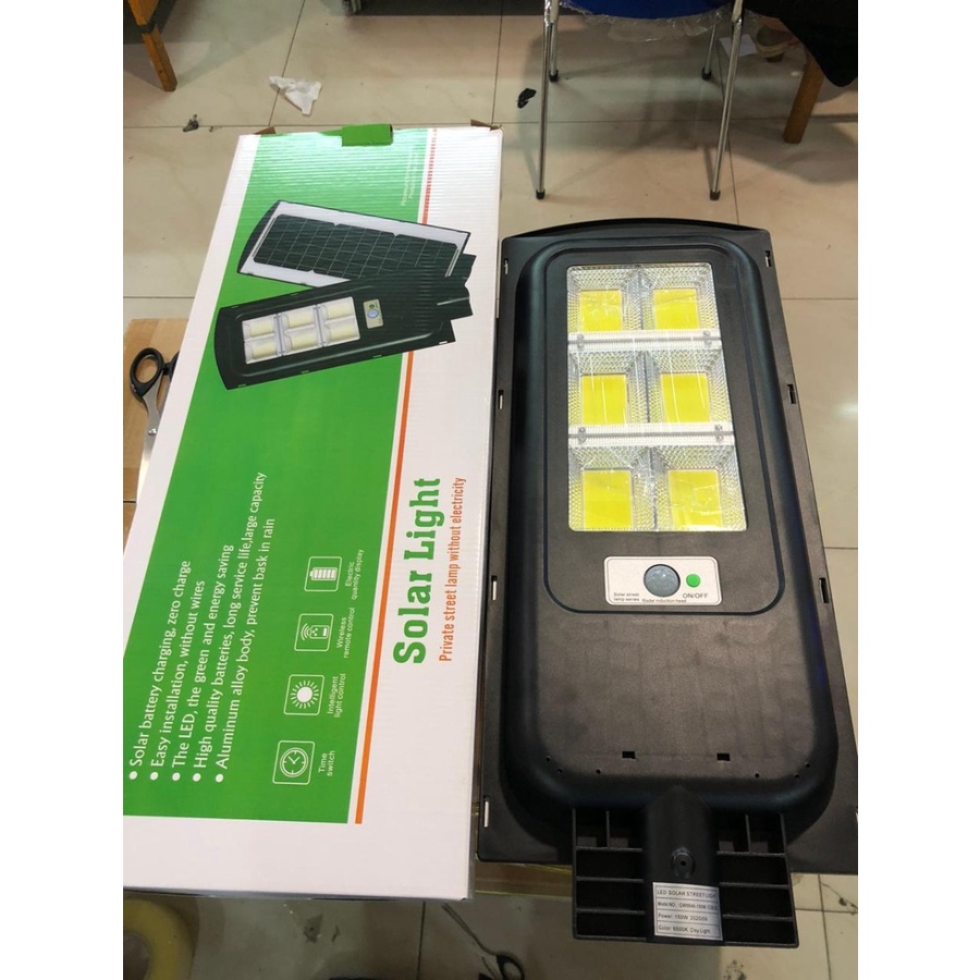 PJU SOLAR LAMPU JALAN TENAGA SURYA LED 150 WATT SOLAR 150 W COB Panel