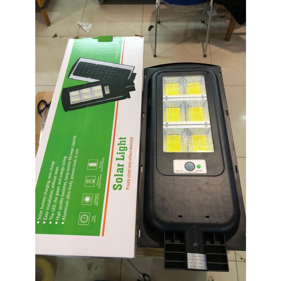 PJU SOLAR LAMPU JALAN TENAGA SURYA LED 150 WATT SOLAR 150 W COB Panel