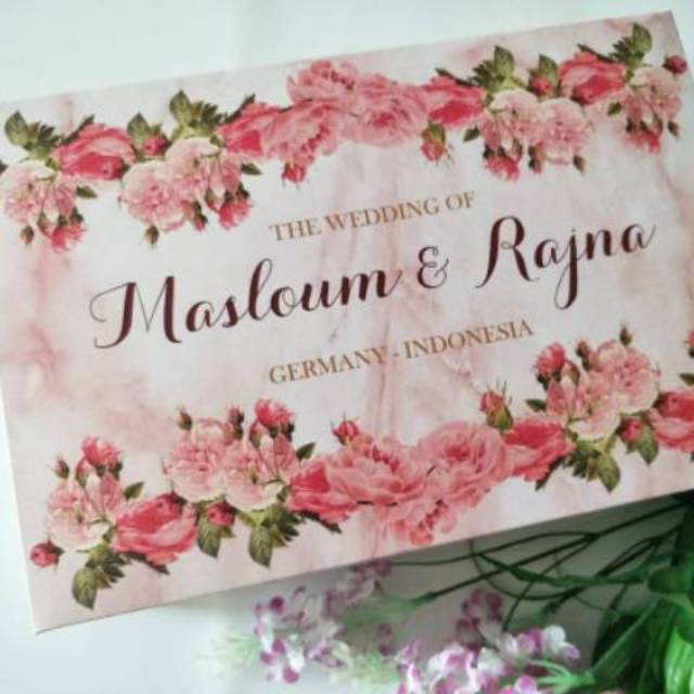 

BOX BRIDESMAID SEDANG 31X20X6CM/ WEDDING / PACKAGING PRODUCT box murah box custom