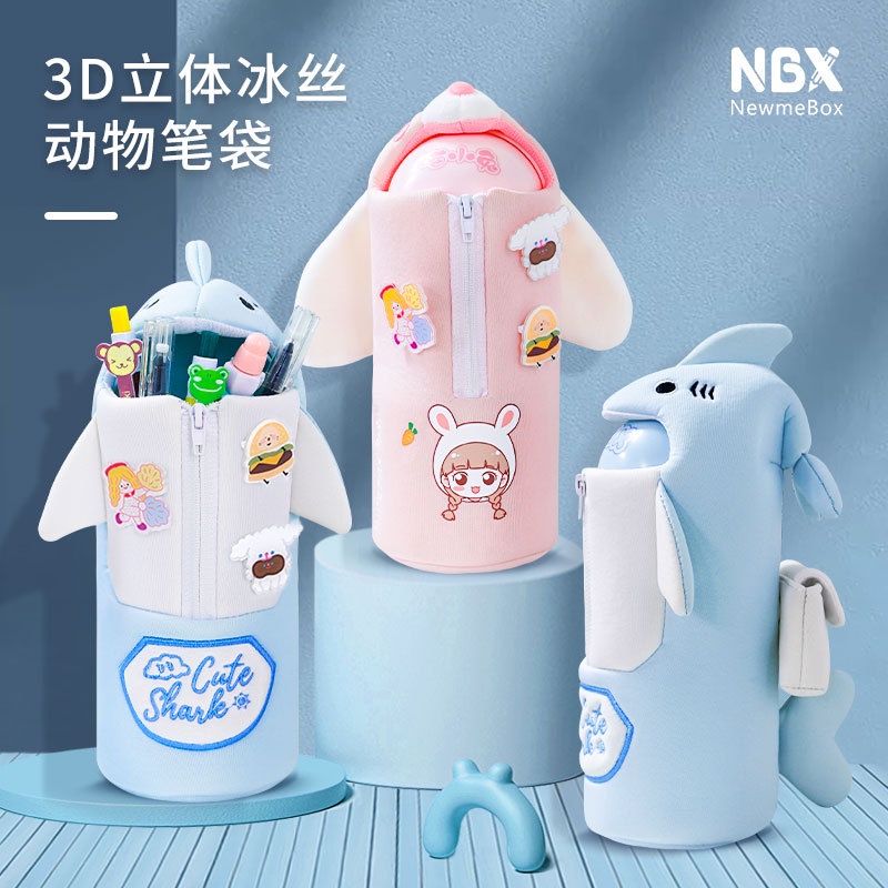 

Pencil Box Plush Pencil Case Cute Stereo Doll Stationery Bag 3D Cartoon Pencil Case Girl Award.