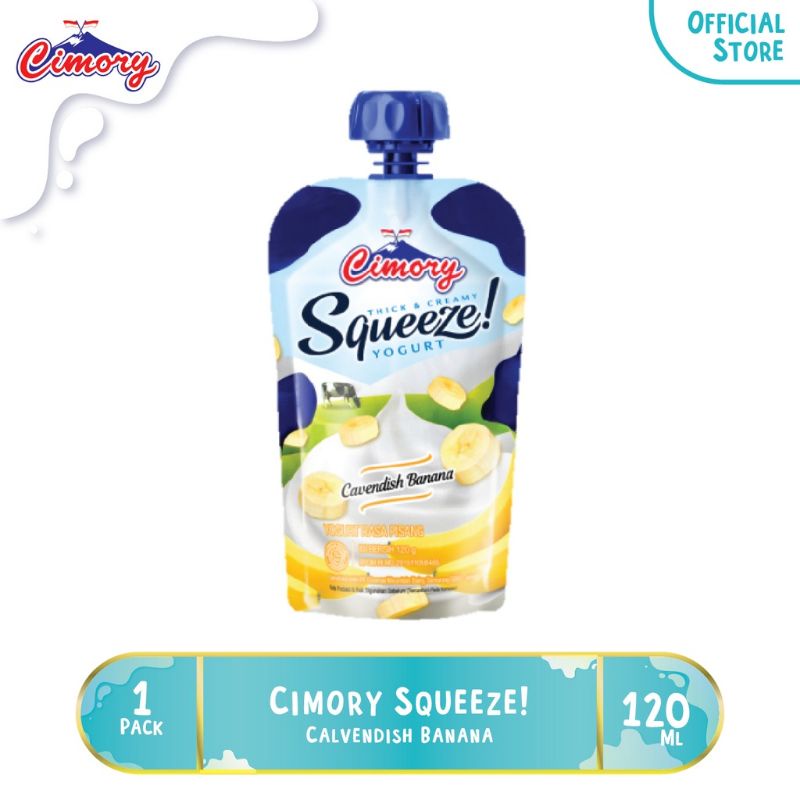 Cimory Squeeze Cavendish Banana 120gr