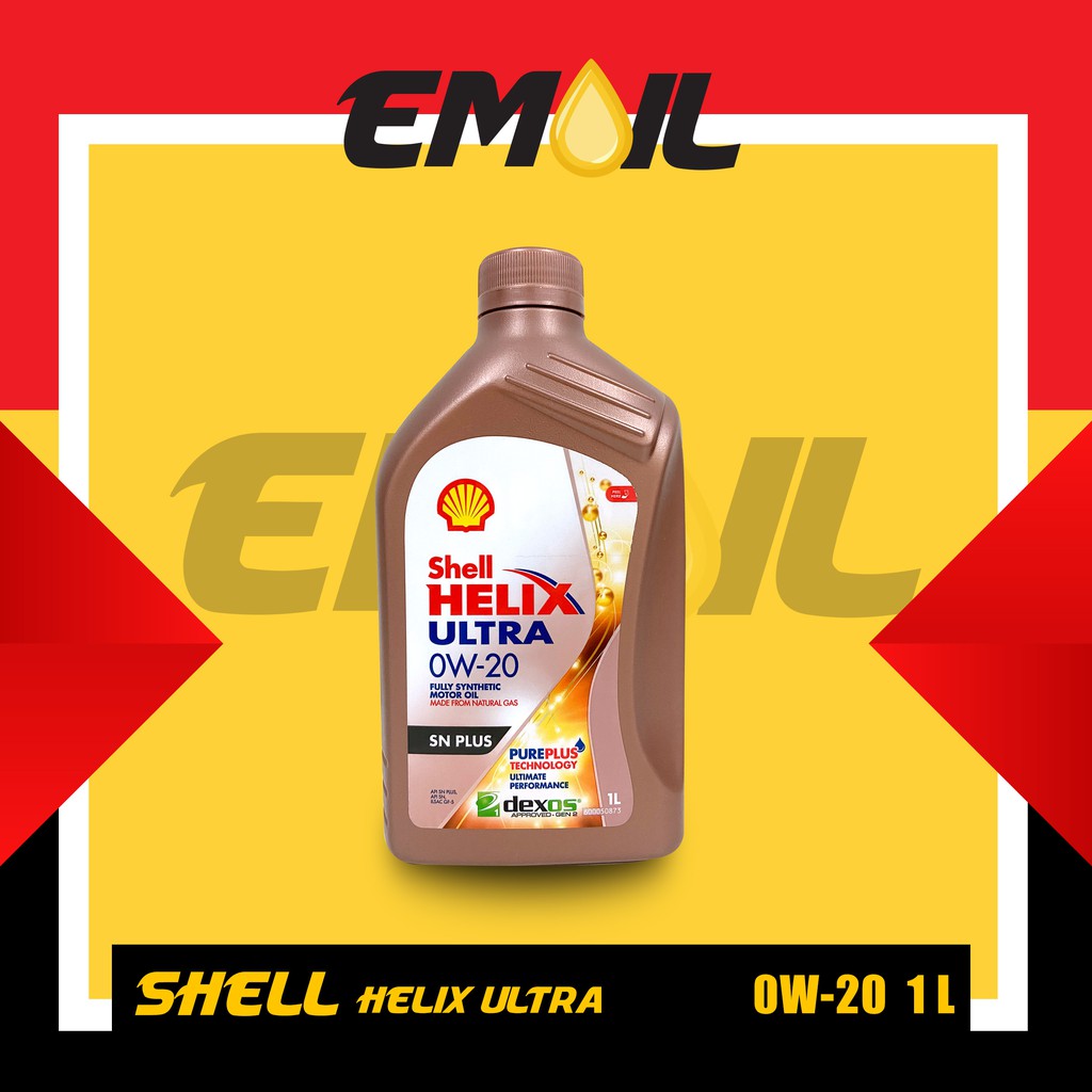 OLI SHELL HELIX ULTRA SN PLUS SAE 0W-20 FULLY SYTHETIC ISI 1 LITER