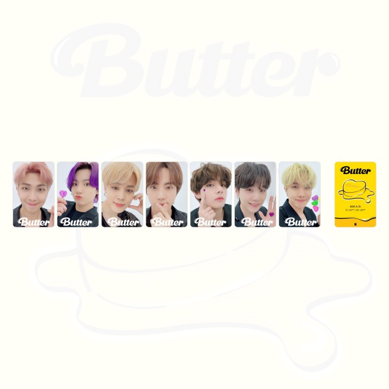 7pcs / Set Kartu Lomo Foto Kpop  Butter Untuk Fans